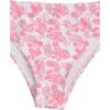 imageGirls 2 Piece Swimsuits Floral Spaghetti Strap O Ring Bathing Suit Cute Bikini SetsPink