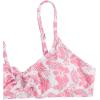 imageGirls 2 Piece Swimsuits Floral Spaghetti Strap O Ring Bathing Suit Cute Bikini SetsPink