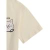 imageGirls Graphic Print Tee Shirt Round Neck Short Sleeve T Shirts Summer Cute Trendy TopsApricot