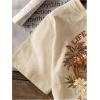 imageGirls Graphic Print Tee Shirt Round Neck Short Sleeve T Shirts Summer Cute Trendy TopsBeige