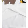imageGirls Graphic Print Tee Shirt Round Neck Short Sleeve T Shirts Summer Cute Trendy TopsCartoon White