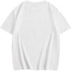 imageGirls Graphic Print Tee Shirt Round Neck Short Sleeve T Shirts Summer Cute Trendy TopsCat Print White
