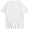 imageGirls Graphic Print Tee Shirt Round Neck Short Sleeve T Shirts Summer Cute Trendy TopsFries White