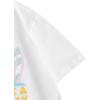 imageGirls Graphic Print Tee Shirt Round Neck Short Sleeve T Shirts Summer Cute Trendy TopsHoliday White