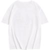 imageGirls Graphic Print Tee Shirt Round Neck Short Sleeve T Shirts Summer Cute Trendy TopsPanda White