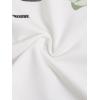 imageGirls Graphic Print Tee Shirt Round Neck Short Sleeve T Shirts Summer Cute Trendy TopsPatterned White