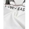 imageGirls Graphic Print Tee Shirt Round Neck Short Sleeve T Shirts Summer Cute Trendy TopsRabbit White