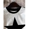imageGirls Graphic Print Tee Shirt Round Neck Short Sleeve T Shirts Summer Cute Trendy TopsStar White