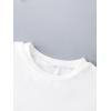 imageGirls Graphic Print Tee Shirt Round Neck Short Sleeve T Shirts Summer Cute Trendy TopsTree White