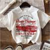 imageGirls Graphic Print Tee Shirt Round Neck Short Sleeve T Shirts Summer Cute Trendy TopsWhite Car