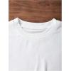 imageGirls Graphic Tees Short Sleeve Bow Print Tee Tops Crew Neck Drop Shoulder Casual Summer T ShirtsWhite