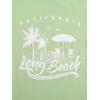 imageGirls Graphic Tees Short Sleeve Crewneck T Shirt Preppy Cute Tops Casual Summer Tee TopsGreen White
