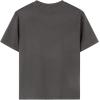 imageGirls Letter Print Short Sleeve T Shirts Casual Crew Neck Summer Graphic Tee TopsDark Grey