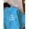 imageGirls Letter Print T Shirt Half Sleeve Drop Shoulder Crew Neck Oversized Tee TopsLetter Blue