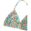 imageGirls Tie Dye Smocked 2 Piece Swimwear Sets Backless Halter Bikini Cute Brief Bathing SuitFloral Multicolor
