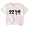 Camo Bow White