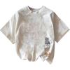 Cat Print White