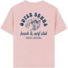 imageGirls Letter Print T Shirt Half Sleeve Drop Shoulder Crew Neck Oversized Tee TopsLetter Pink