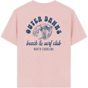 imageGirls Letter Print T Shirt Half Sleeve Drop Shoulder Crew Neck Oversized Tee TopsLetter Pink