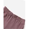 imageGirls 2 Piece Outfits Waffle Knit Scoop Neck Button Down Crop Tank Tops Paperbag Waist Track ShortsRedwood