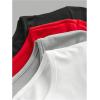 imageGirls 4 Pack Slim Fit Crop Tops Short Sleeve Crewneck Summer Shirts Tops Basic Layer TeesMulticolor