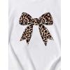 imageGirls Bow Graphic Tees Short Sleeve Crew Neck Cute Shirts Slim Fit Summer T Shirts Tops for TeensBow White