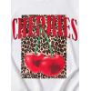 imageGirls Bow Graphic Tees Short Sleeve Crew Neck Cute Shirts Slim Fit Summer T Shirts Tops for TeensLeopard White
