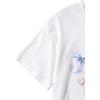 imageGirls Bow Graphic Tees Short Sleeve Crew Neck Cute Shirts Slim Fit Summer T Shirts Tops for TeensWhite Graphic