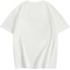 imageGirls Drop Shoulder Letter Star Print Tee Tops Loose Short Sleeve Crew Neck T ShirtsPatterned White