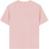 imageGirls Drop Shoulder Letter Star Print Tee Tops Loose Short Sleeve Crew Neck T ShirtsPink