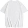 imageGirls Drop Shoulder Letter Star Print Tee Tops Loose Short Sleeve Crew Neck T ShirtsWhite Green Yellow
