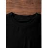 imageGirls Letter Bow Graphic Tees Short Sleeve Crewneck Cute Shirts for Teen Girls TrendyBow Black