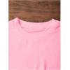 imageGirls Letter Bow Graphic Tees Short Sleeve Crewneck Cute Shirts for Teen Girls TrendyBow Pink