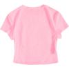 imageGirls Letter Bow Graphic Tees Short Sleeve Crewneck Cute Shirts for Teen Girls TrendyBow Pink