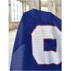 imageGirls Number Print Jersey Shirts V Neck Short Sleeve Mesh Graphic Tees Casual Tops StreetwearBlue