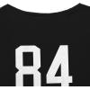 imageGirls Off The Shoulder Tops Number Graphic Jersey Shirts Short Sleeve Oversized T Shirts Y2k TopsNumber Black