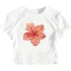 imageGirls Letter Bow Graphic Tees Short Sleeve Crewneck Cute Shirts for Teen Girls TrendyWhite Orange