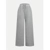 imageGirls 2 Pack Wide Leg Sweatpants Waist Casual Track Pants Baggy TrousersMulticolor