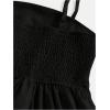 imageGirls Floral Cami Dress Ruched Sleeveless Pink Layered Ruffle Kawaii Short Floral Summer DressesBlack