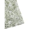 imageGirls Floral Print Summer Dress Bowknot Ruched Bust A Line Cami Dress High Waist Ruffle Hem Cute Sun DressesLight Green