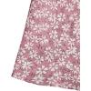imageGirls Floral Print Summer Dress Bowknot Ruched Bust A Line Cami Dress High Waist Ruffle Hem Cute Sun DressesPink