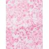 imageGirls Floral Print Summer Dress Bowknot Ruched Bust A Line Cami Dress High Waist Ruffle Hem Cute Sun DressesWhite Pink