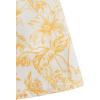 imageGirls Floral Print Summer Dress Bowknot Ruched Bust A Line Cami Dress High Waist Ruffle Hem Cute Sun DressesYellow