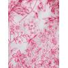 imageGirls Floral Summer Dress Ruffle Shirred High Waist Ruched Sweetheart A Line Spring DressFloral Pink
