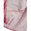 imageGirls Floral Summer Dress Ruffle Shirred High Waist Ruched Sweetheart A Line Spring DressPink