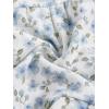imageGirls Summer Dress Floral Ruffle Hem Spaghetti Strap Ruched Bust Cami Short Dress SundressDusty Blue