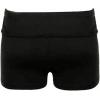 imageWomens Elastic Waist Skinny Mini Shorts Casual Low Rise Y2K Shorts LoungeBlack