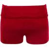 imageWomens Elastic Waist Skinny Mini Shorts Casual Low Rise Y2K Shorts LoungeRed
