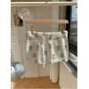 imageWomens Drawstring Drop Waisted Knit Mini Shorts Y2K Skinny Lounge Shorts Micro BottomsBeige