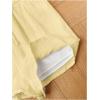 imageWomens Elastic High Waisted Track Shorts Casual Wide Leg Textured Drawstring Mini ShortsMustard Yellow